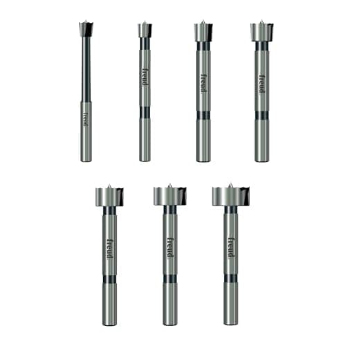 Freud Freud PB-107B Forstner Bit Set (7 pc, 1/4–1 in)