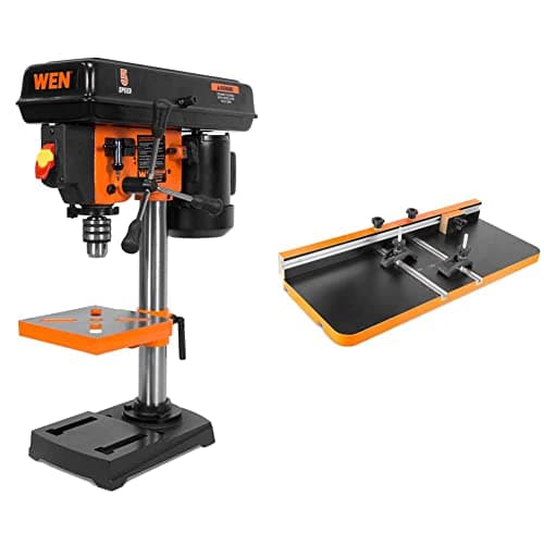 WEN WEN 4206T 8-in Cast Iron Drill Press + DPA2513 Table
