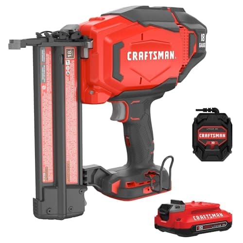 CRAFTSMAN CRAFTSMAN V20 CMCN618C1 18-Gauge Cordless Brad Nailer Kit