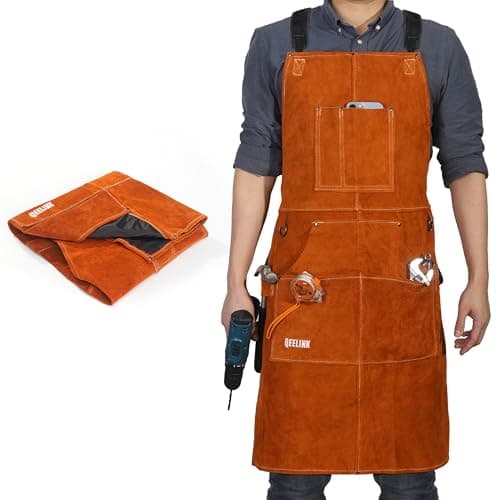 QeeLink QeeLink Leather Shop Apron