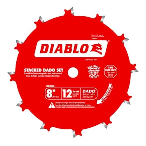 Diablo Diablo 8-in Stacked Dado Set (12T)