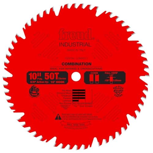 Freud Freud LU84R011 10-in Industrial Combination Blade (50T)