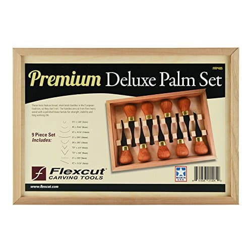 Flexcut Flexcut FRP405 Premium Deluxe Palm Set (9 Tools)