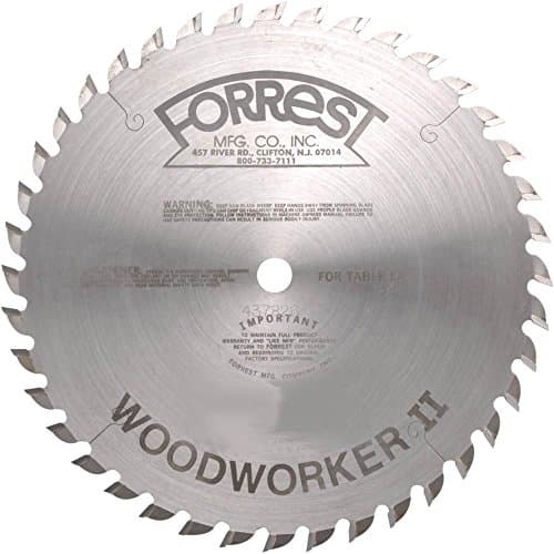 Forrest Forrest WW10407125 Woodworker II 10-in Blade (40T)